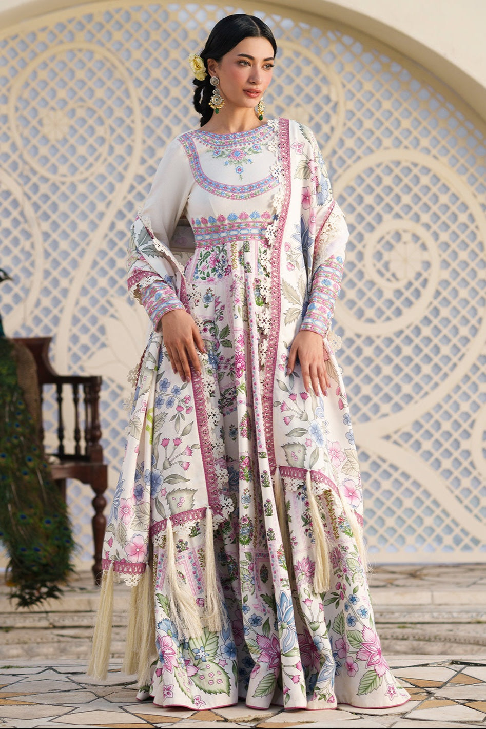 Mahnur Mastani Embroidered Luxury Karandi Unstitched 3pc