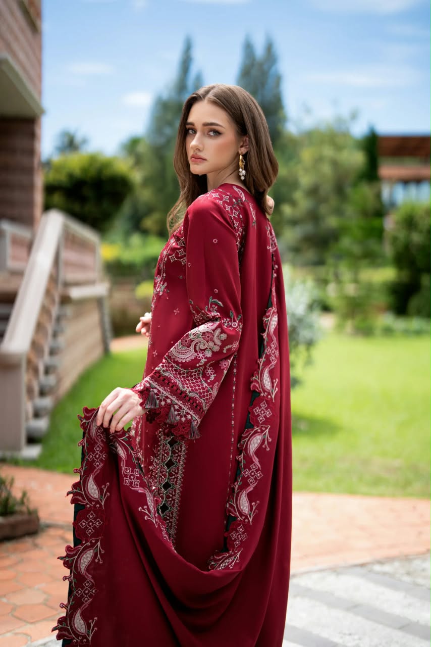 Florent Embroidered Luxury Unstitched Karandi 3pc