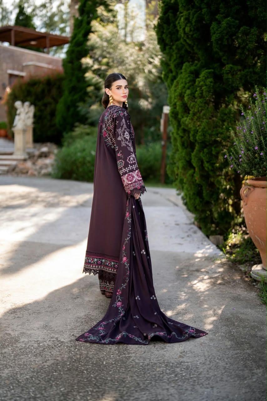Florent Embroidered Luxury Unstitched Karandi 3pc