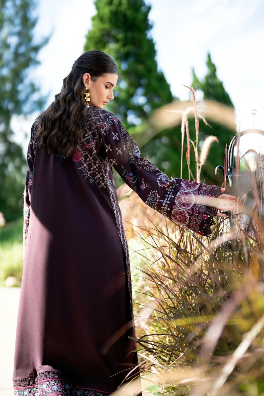 Florent Embroidered Luxury Unstitched Karandi 3pc