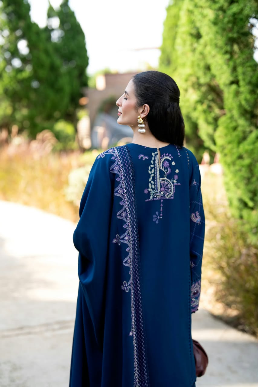 Florent Embroidered Luxury Unstitched Karandi 3pc