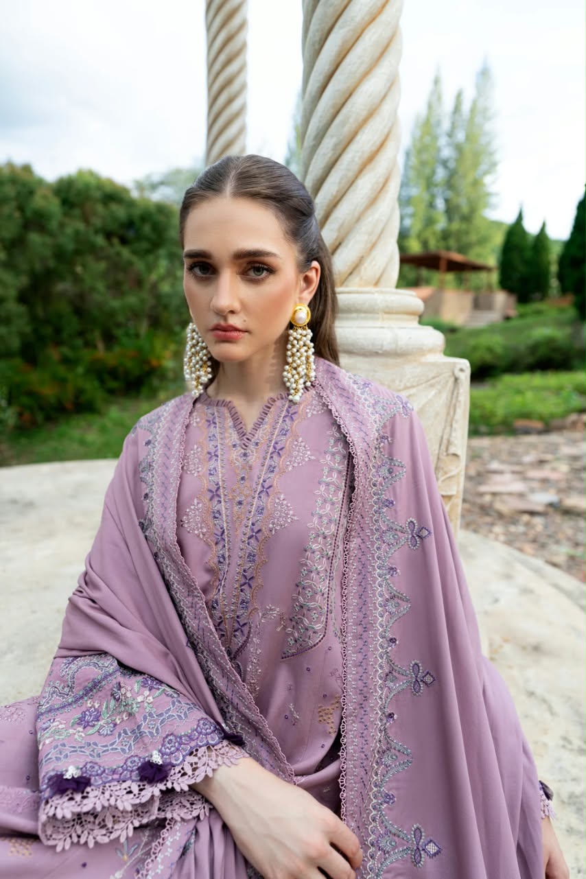 Florent Embroidered Luxury Unstitched Karandi 3pc