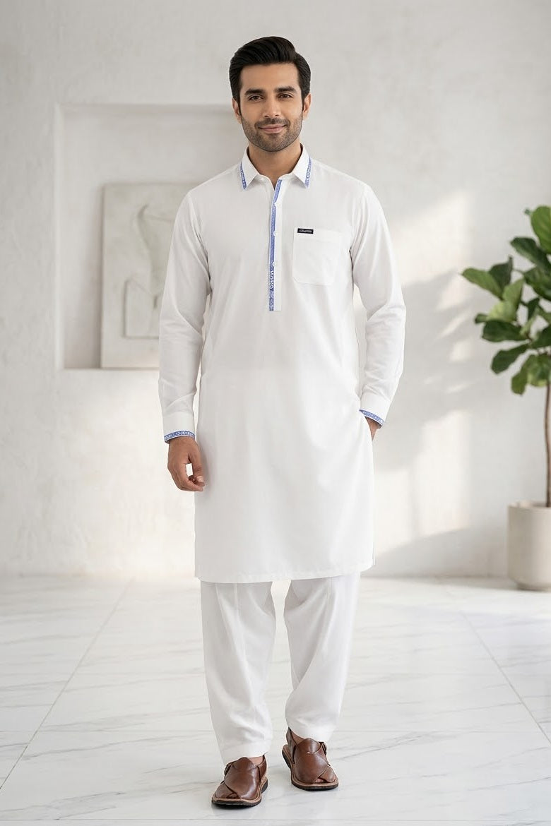 Yameen Men's Unstitched Wash & Wear