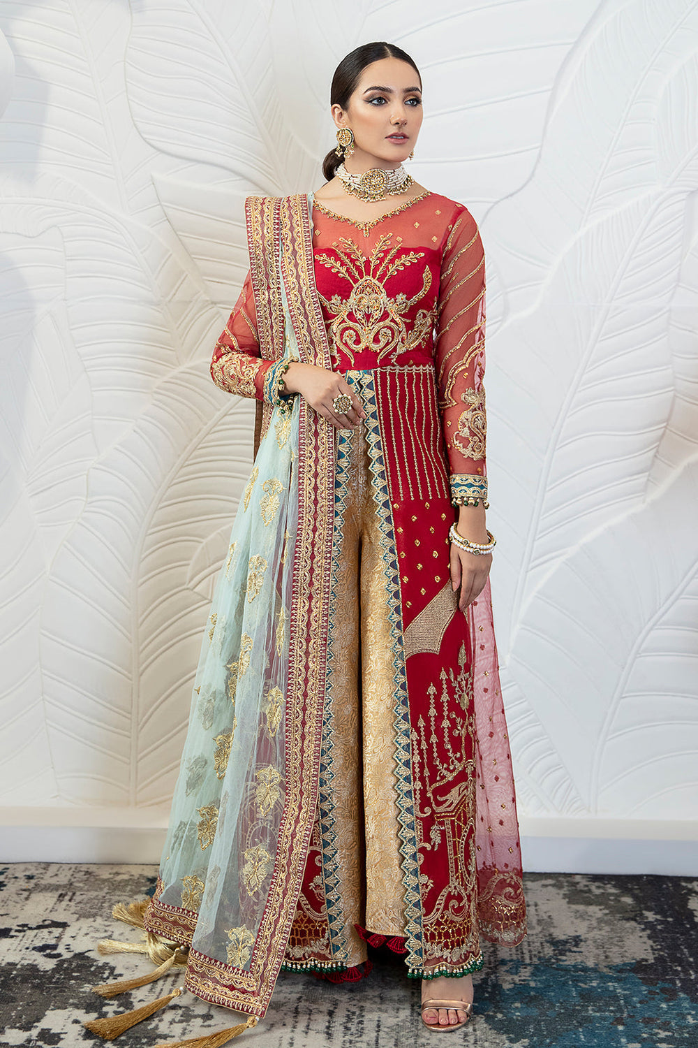 Zarposh Luxury Embroidered Unstitched 3pc