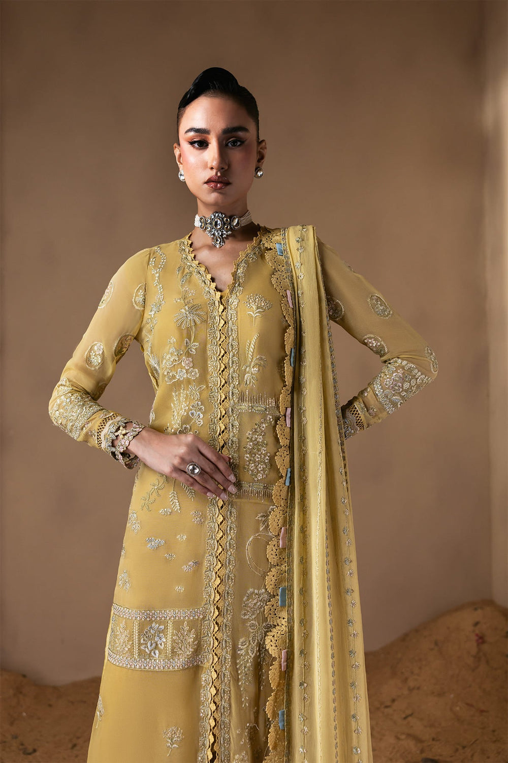 Zarposh Luxury Embroidered Unstitched 3pc