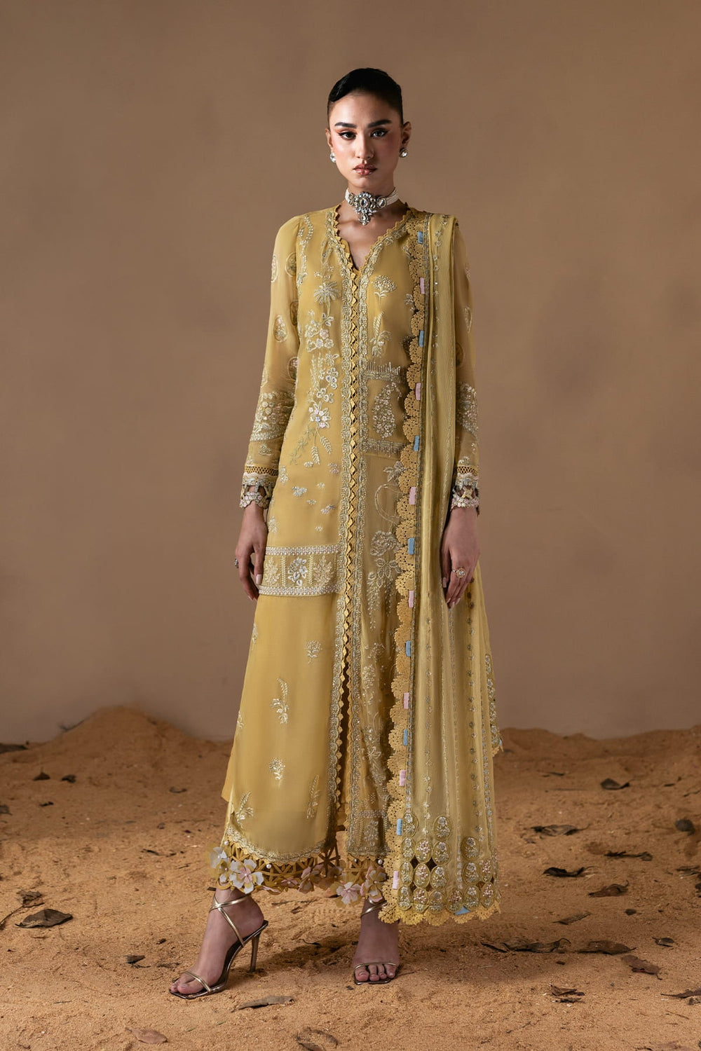 Zarposh Luxury Embroidered Unstitched 3pc