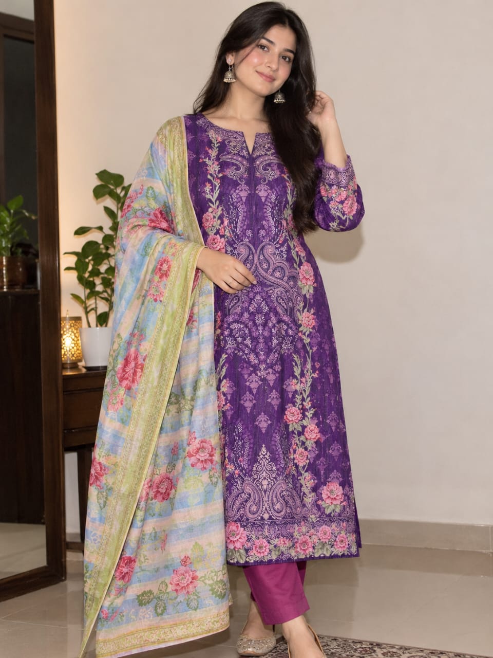 Bonanza Jacquard Unstitched Mix 3pc