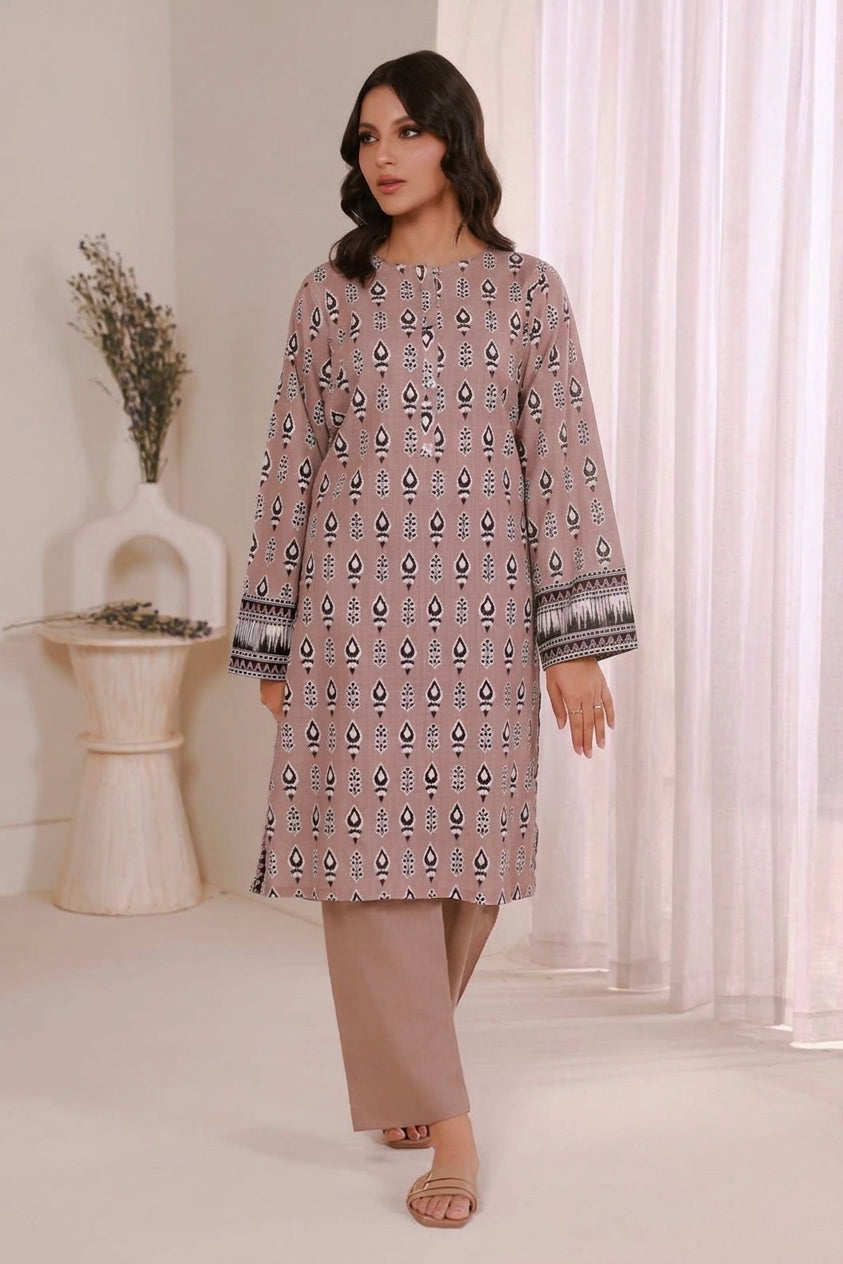 Zellbury Stitched Printed Khaddar ST 2pc
