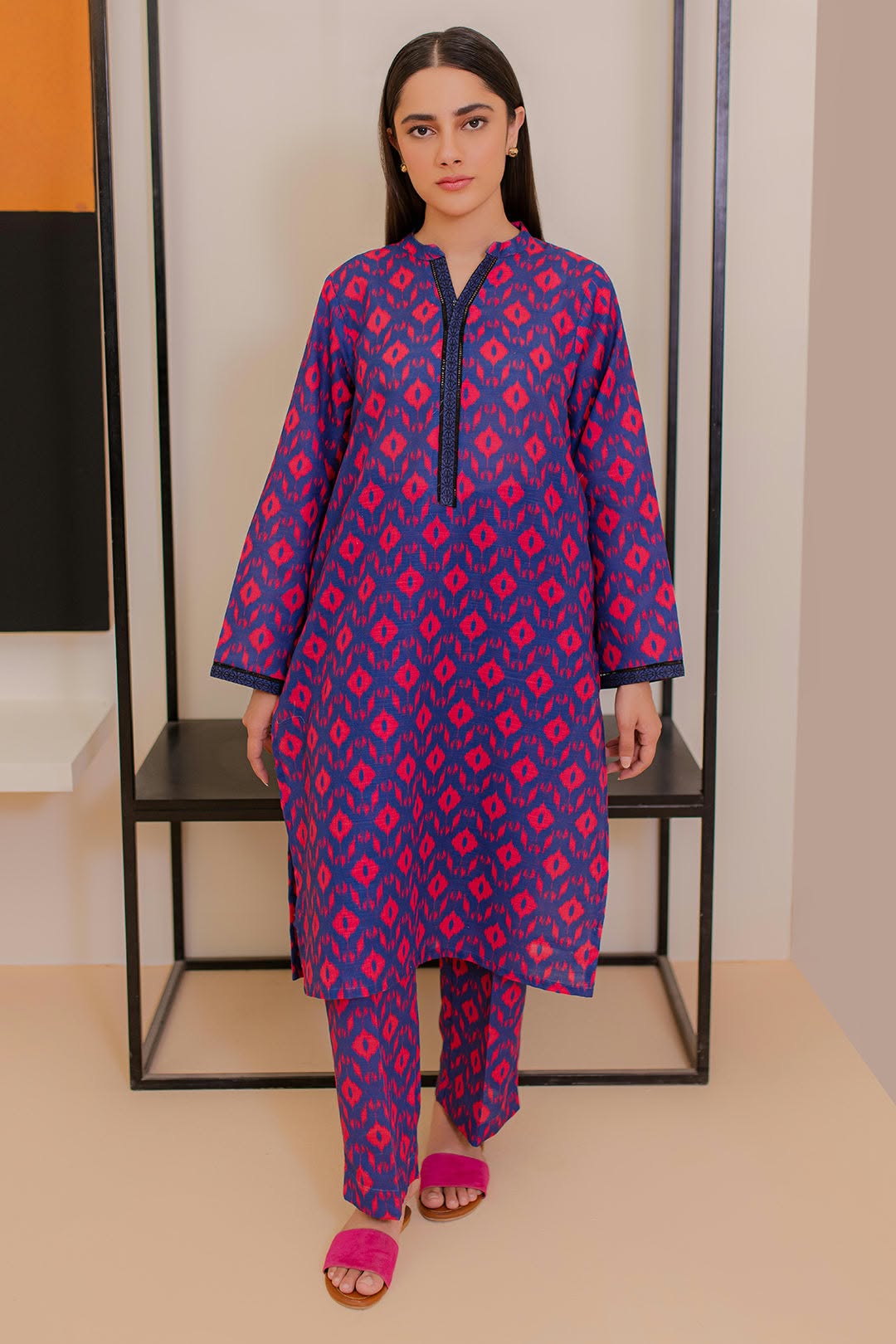 Zellbury Stitched Printed Khaddar ST 2pc