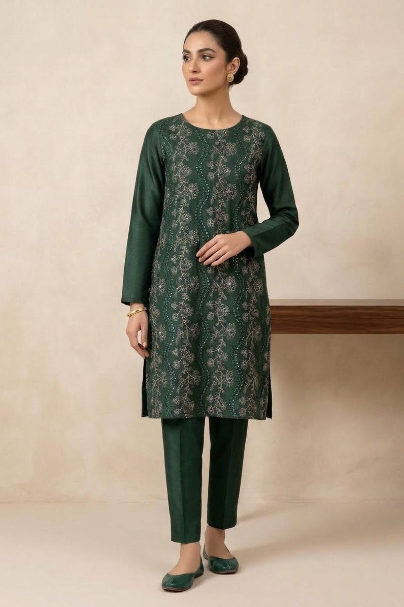 Bareeze Embroidered Karandi Unstitched ST 2pc