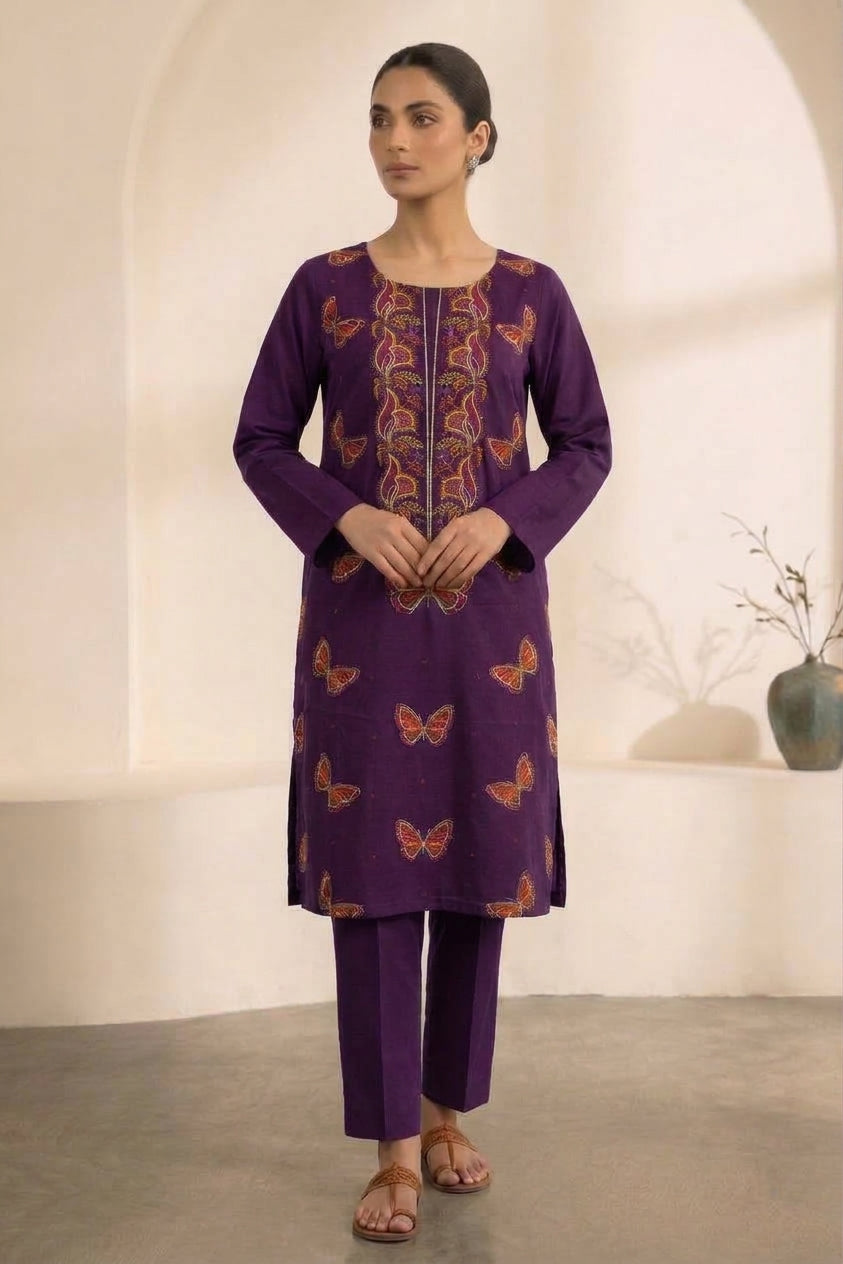 Bareeze Embroidered Karandi Unstitched ST 2pc