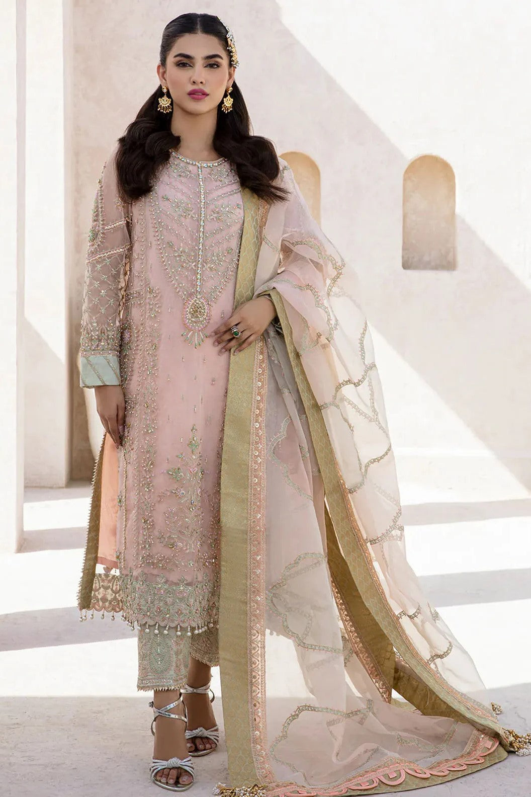 Zarposh Luxury Embroidered Unstitched 3pc