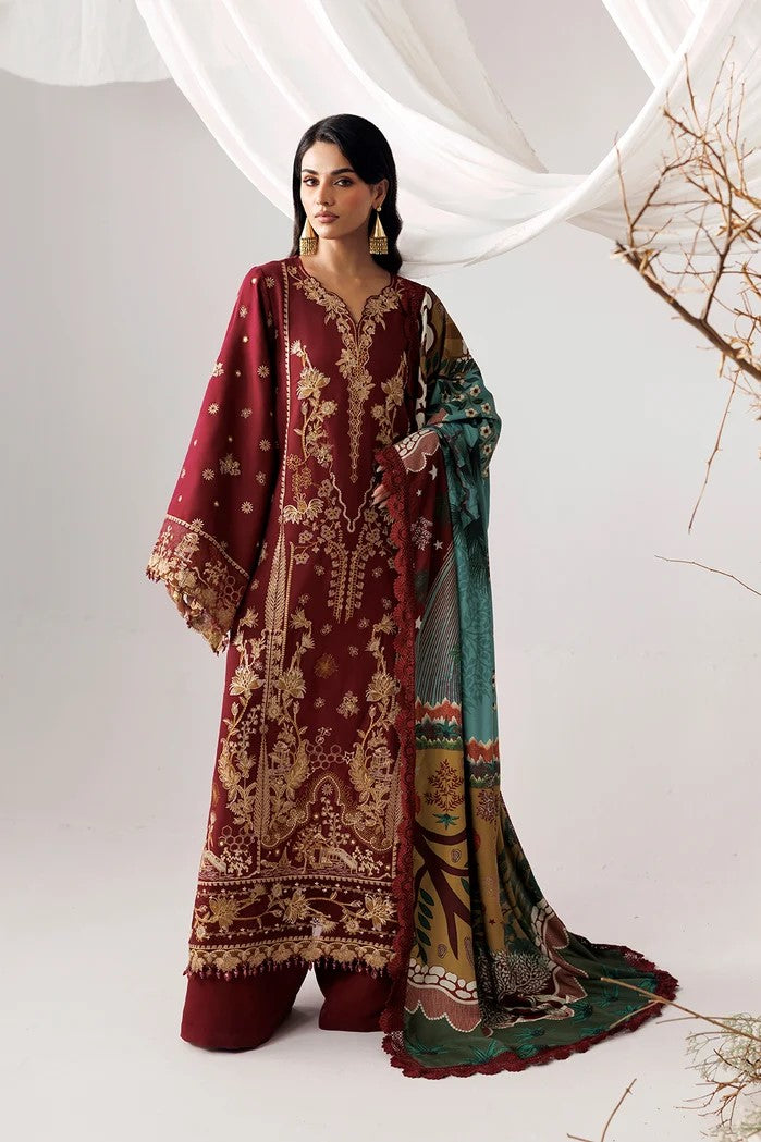 Naqsh Allure Unstitch Luxury Embroidered Karandi 3pc
