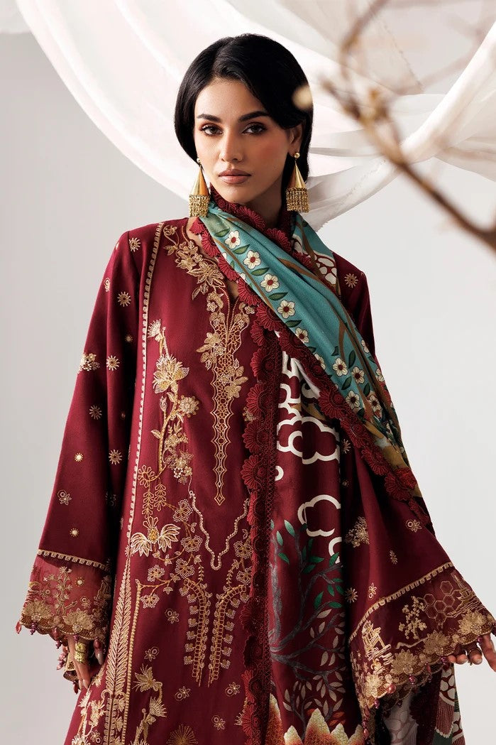 Naqsh Allure Unstitch Luxury Embroidered Karandi 3pc