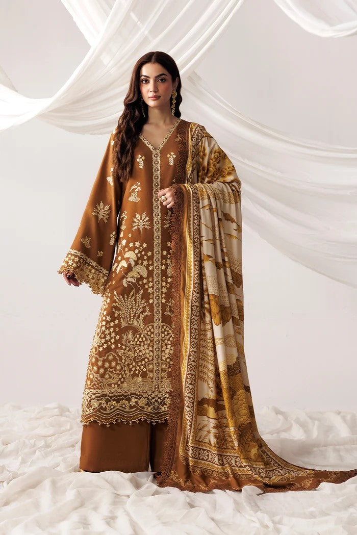 Naqsh Allure Unstitch Luxury Embroidered Karandi 3pc