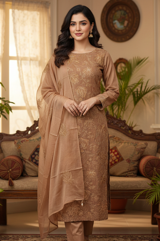 Bareeze Embroidered Lawn 3Pc