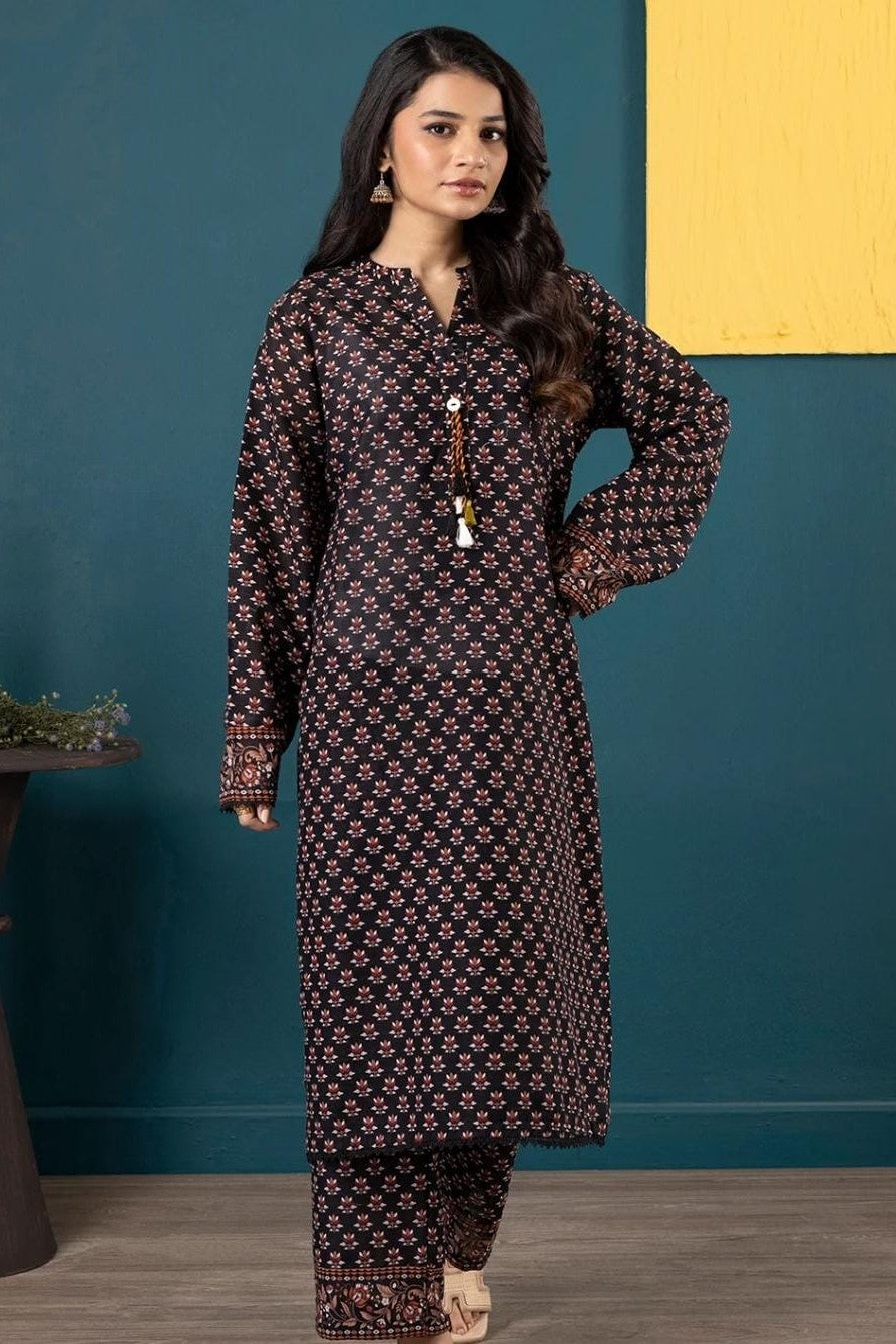 Zellbury Stitched Printed Khaddar ST 2pc