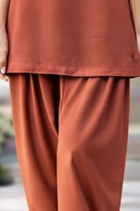Sapphire Unstitched Linen Trouser