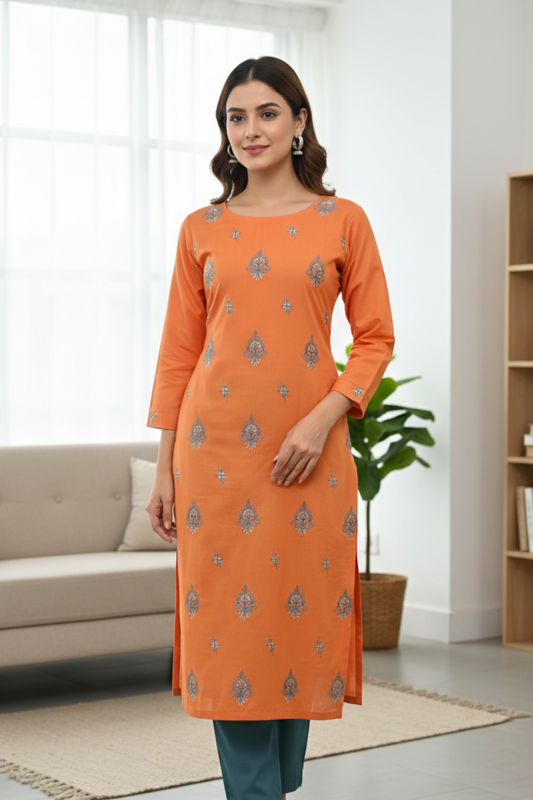 Designer Unstitched Embroidered ST Lawn 2pc