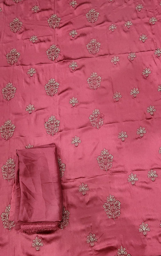 Sapphire Embroidered Unstitched Silk 2pc