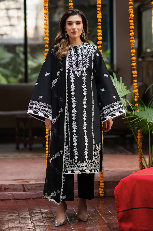 Mahnur Satrangi Unstitched Luxury Lawn 3pc