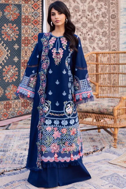 Parishay Dil E Raqsam Embroidered Luxury Lawn 3pc