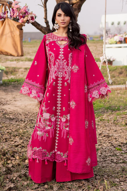 Parishay Dil E Raqsam Embroidered Luxury Lawn 3pc