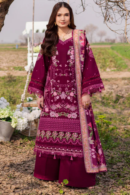 Parishay Dil E Raqsam Embroidered Luxury Lawn 3pc