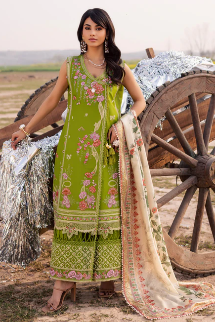 Parishay Dil E Raqsam Embroidered Luxury Lawn 3pc