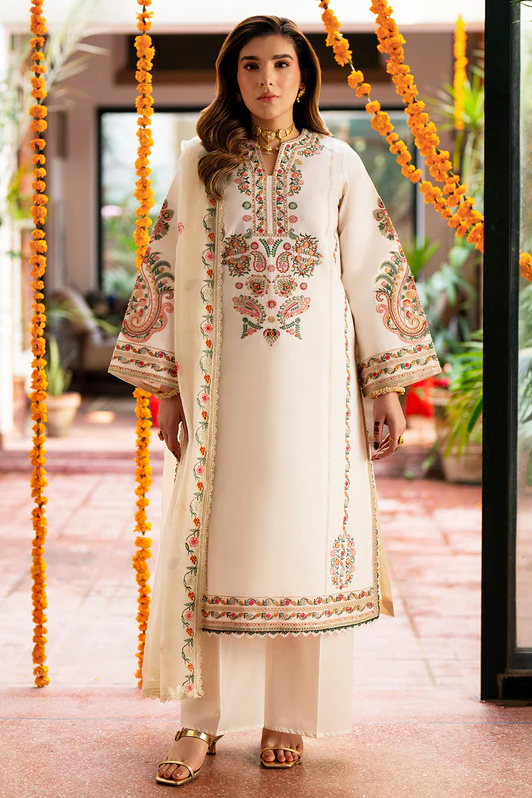 Mahnur Satrangi Unstitched Luxury Lawn 3pc