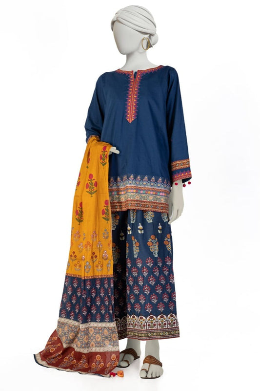 J. Stitched Embroidered Premium SD 2pc