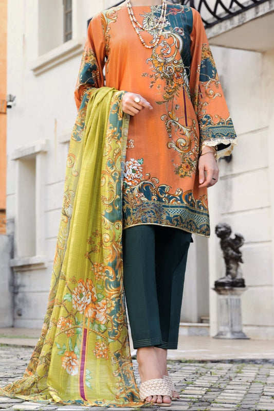 Almirah Stitched Ladie's Premiuim 3pc