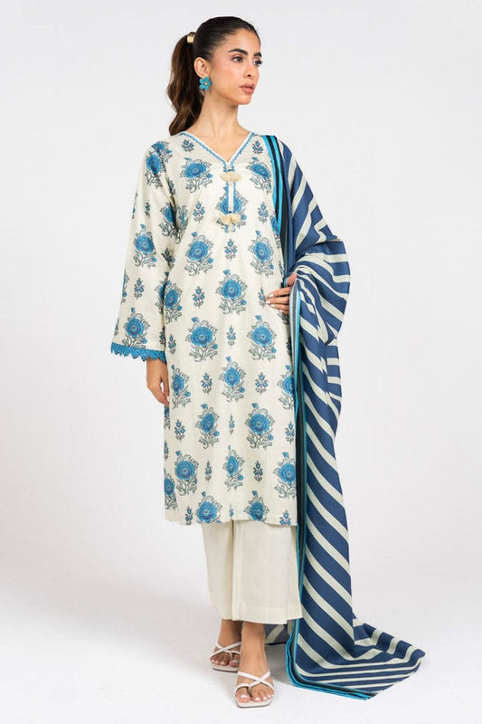 Al Karam Stitched Printed Lawn ST 2pc
