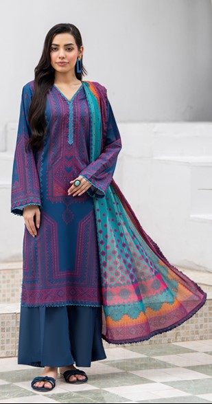 Hania Minahil Digital Printed Lawn 3pc