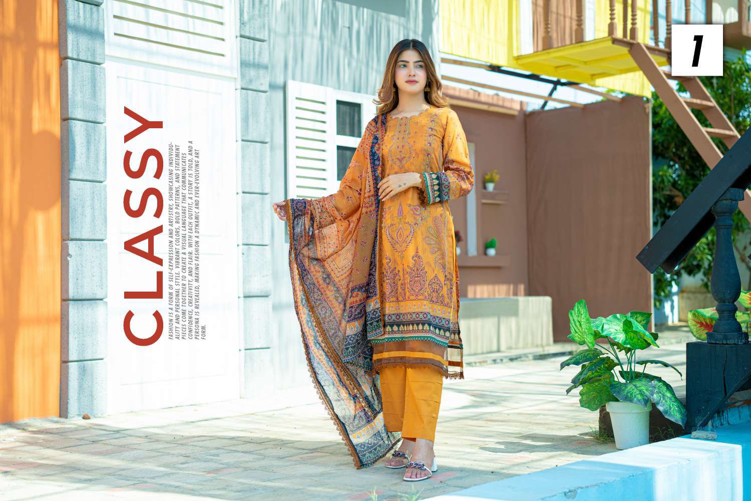 Gul Rang Premium Dabbi Lawn 3pc