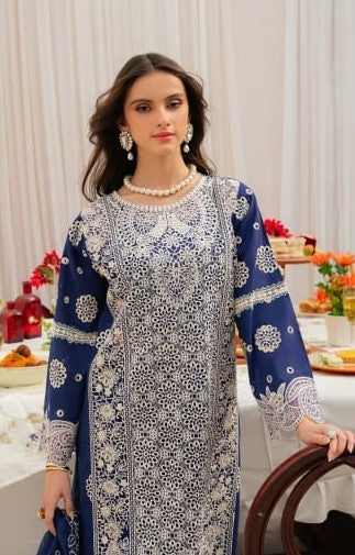 Mahnur Allenura Luxury Lawn Collection 3pc - Branded Cut Pieces