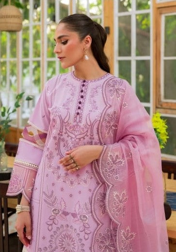 Mahnur Bella Luxury Lawn Collection 3pc - Branded Cut Pieces