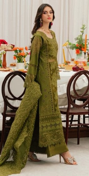 Mahnur Allenura Luxury Lawn Collection 3pc - Branded Cut Pieces