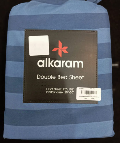 Al-Karam Bed Sheet Double Bed - Branded Cut Pieces