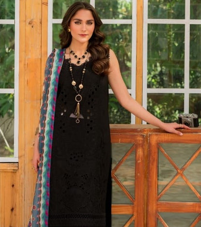 Mahnur Bella Luxury Lawn Collection 3pc - Branded Cut Pieces