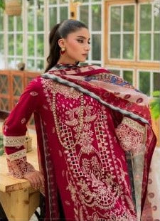 Mahnur Bella Luxury Lawn Collection 3pc - Branded Cut Pieces