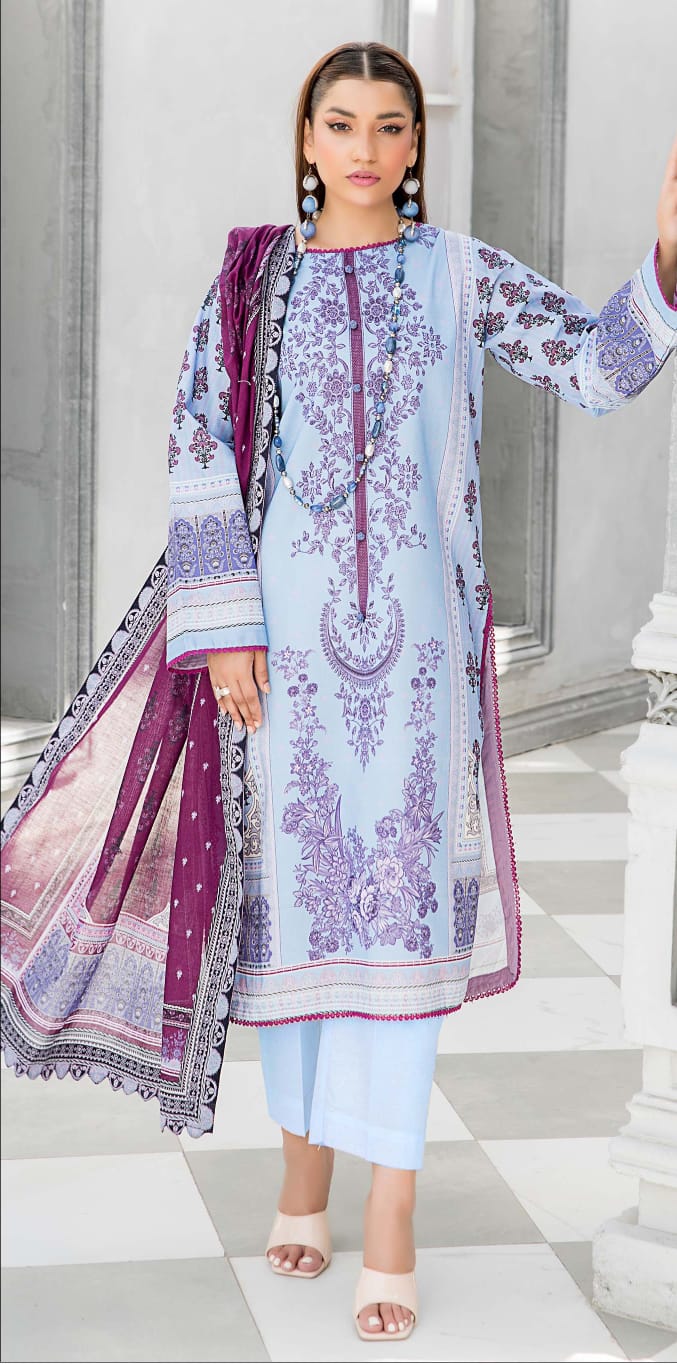 Soha Afreen Virsay Unstitched Lawn 3pc