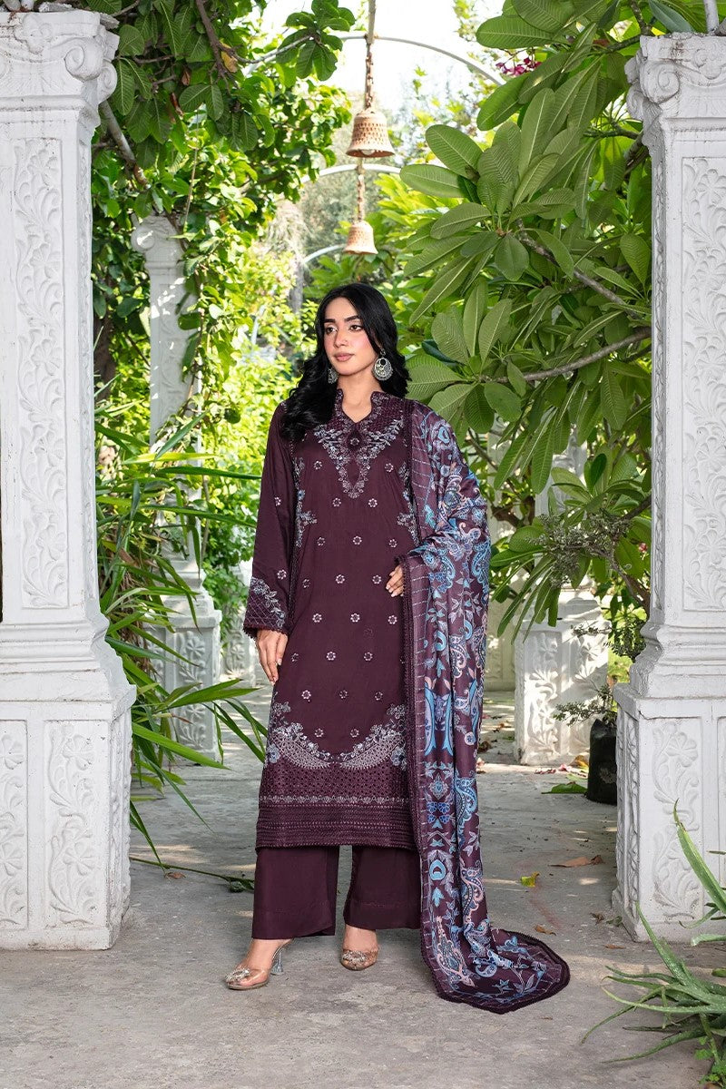 Feroza Falak Unstitch Luxury Embroidered 3pc