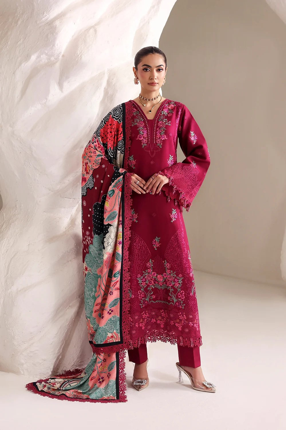 Naqsh Seraphine Unstitch Luxury Embroidered 3pc
