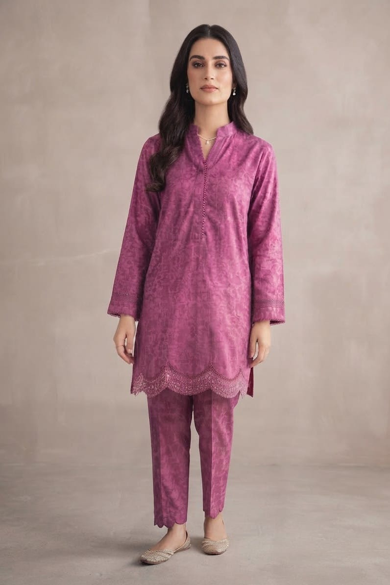 Zellbury Unstitched Self Jacquard ST 2pc