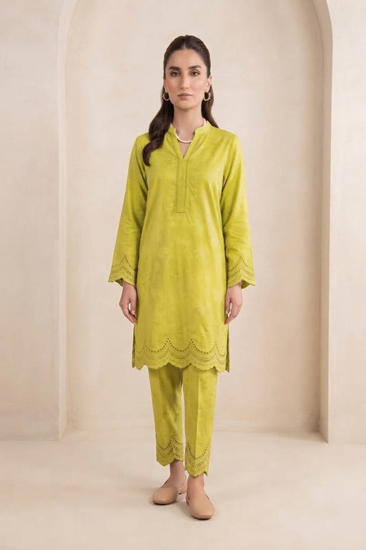 Zellbury Unstitched Self Jacquard ST 2pc