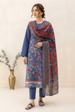 Dhanak Embroidere Unstitched 3pc
