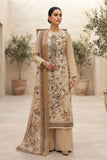 Dhanak Embroidere Unstitched 3pc
