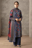 Dhanak Embroidere Unstitched 3pc