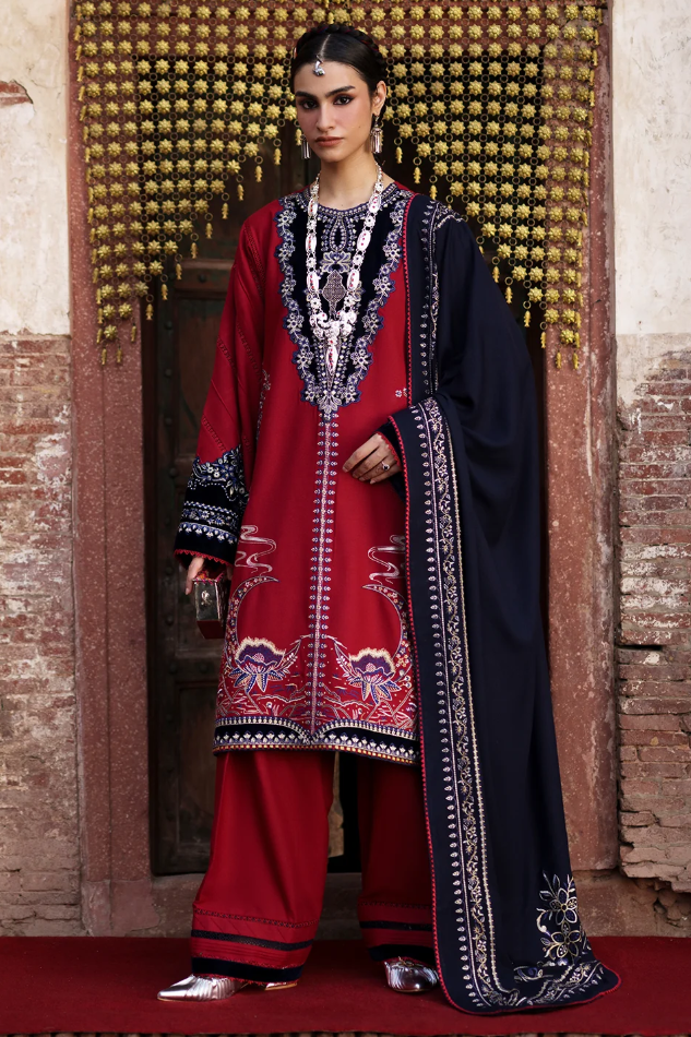 Bin Ilyas Gulnar Embroidered Luxury Karandi 3pc
